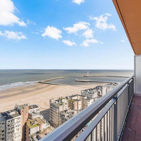 Skyline App 5P Met Prachtige Uitzichten & Terras Apartment Oostende Bagian luar foto